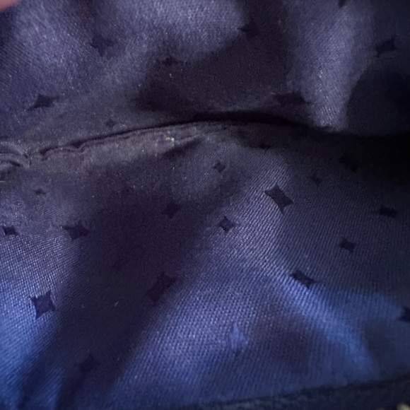 Sold Long Live Vintage Fossil Wallet Blue Lambskin - Picture 7 of 9